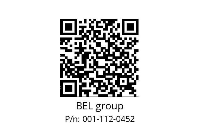   BEL group 001-112-0452