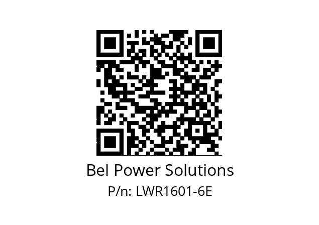   Bel Power Solutions LWR1601-6E