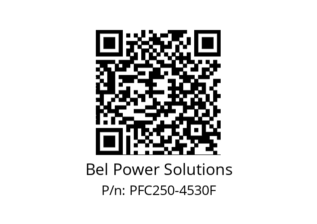   Bel Power Solutions PFC250-4530F