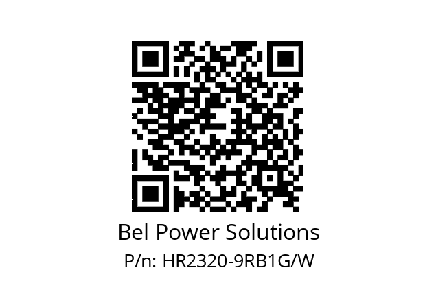   Bel Power Solutions HR2320-9RB1G/W