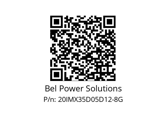   Bel Power Solutions 20IMX35D05D12-8G