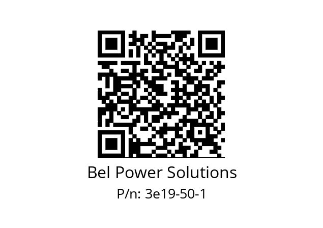   Bel Power Solutions 3e19-50-1