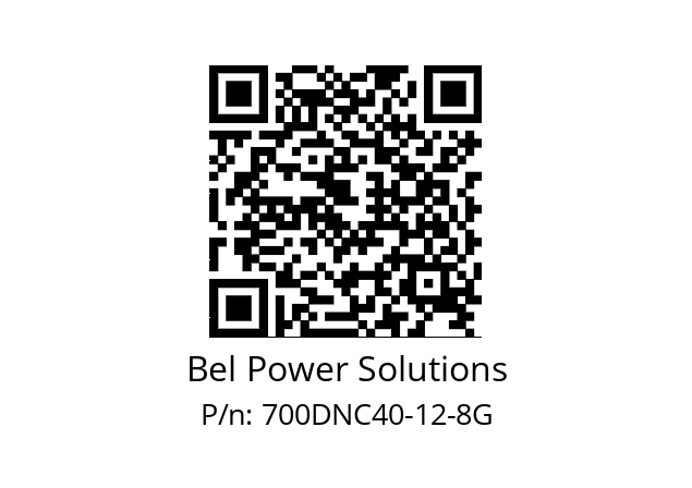   Bel Power Solutions 700DNC40-12-8G