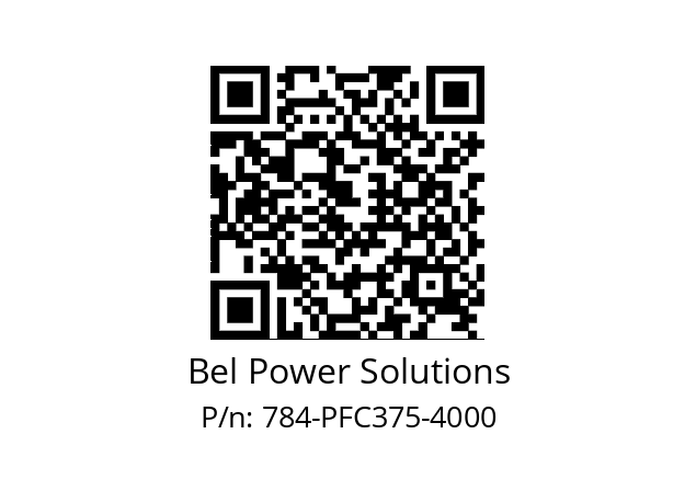   Bel Power Solutions 784-PFC375-4000