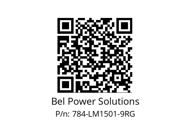   Bel Power Solutions 784-LM1501-9RG