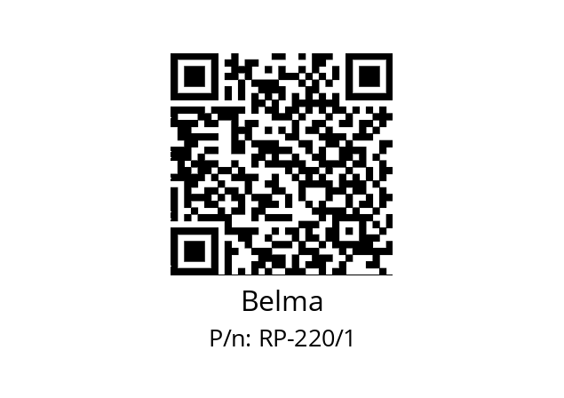   Belma RP-220/1