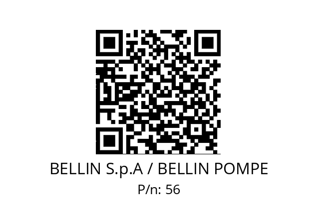   BELLIN S.p.A / BELLIN POMPE 56