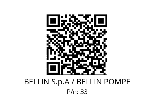   BELLIN S.p.A / BELLIN POMPE 33