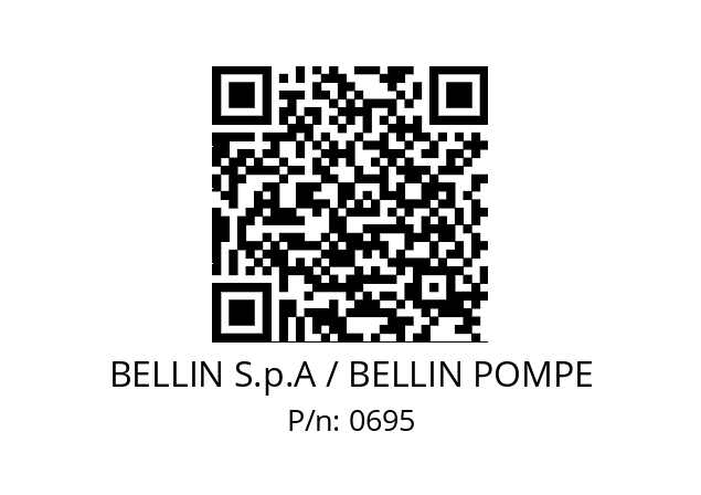   BELLIN S.p.A / BELLIN POMPE 0695