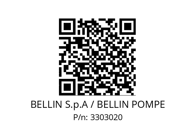   BELLIN S.p.A / BELLIN POMPE 3303020