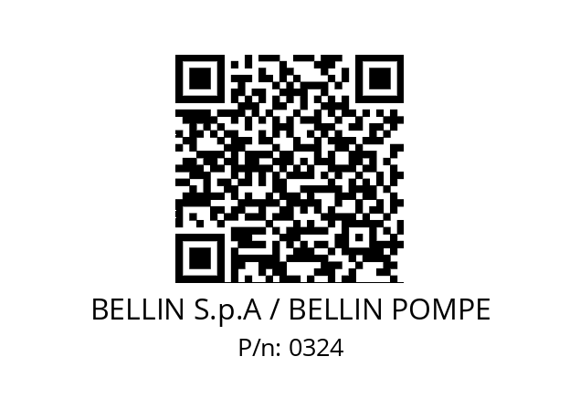   BELLIN S.p.A / BELLIN POMPE 0324