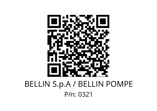   BELLIN S.p.A / BELLIN POMPE 0321