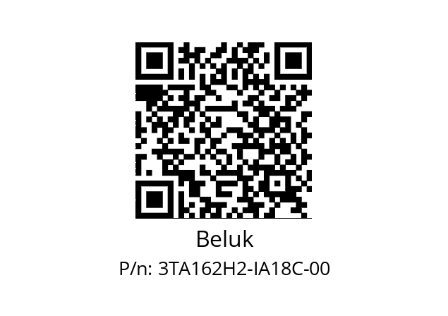   Beluk 3TA162H2-IA18C-00