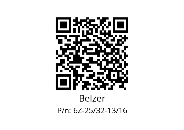   Belzer 6Z-25/32-13/16