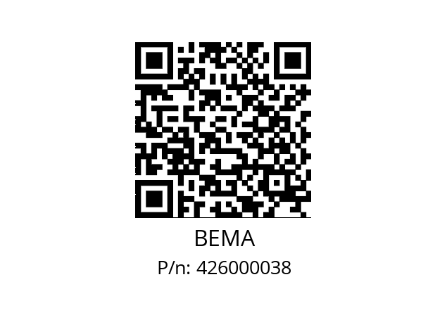   BEMA 426000038