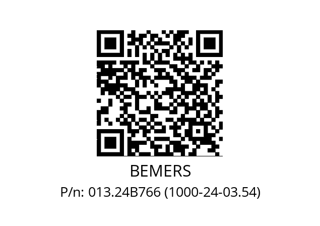   BEMERS 013.24B766 (1000-24-03.54)