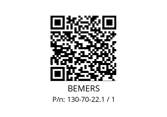   BEMERS 130-70-22.1 / 1