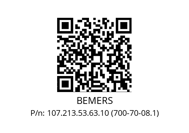   BEMERS 107.213.53.63.10 (700-70-08.1)