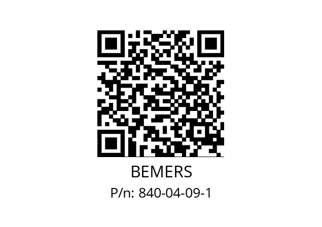   BEMERS 840-04-09-1