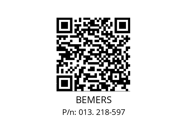   BEMERS 013. 218-597