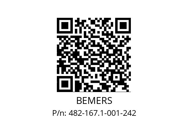   BEMERS 482-167.1-001-242