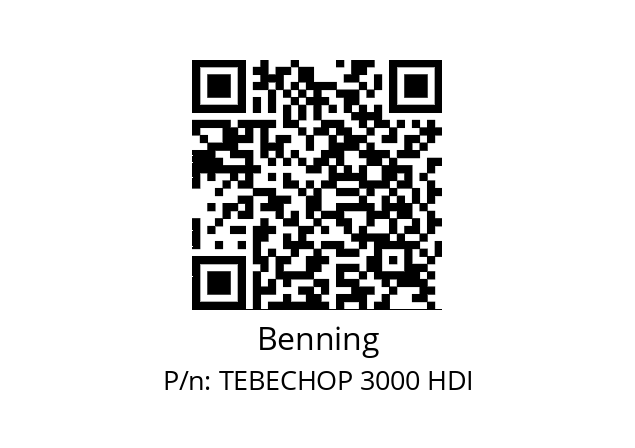   Benning TEBECHOP 3000 HDI