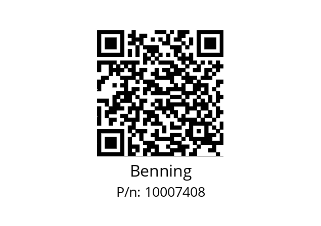   Benning 10007408