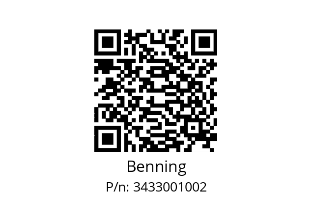   Benning 3433001002