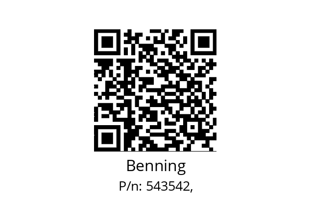   Benning 543542,