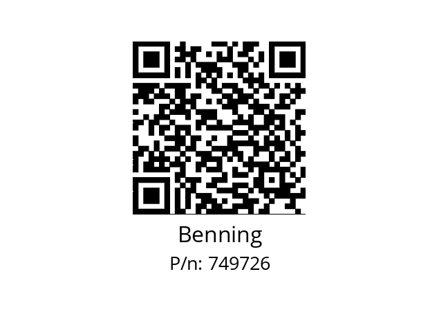   Benning 749726