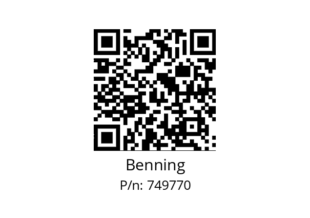   Benning 749770