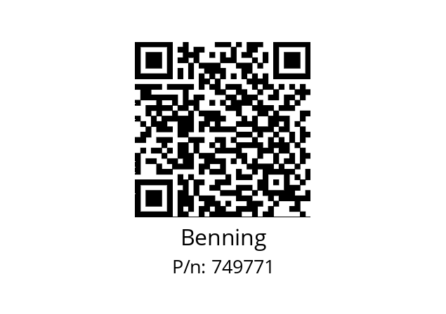   Benning 749771