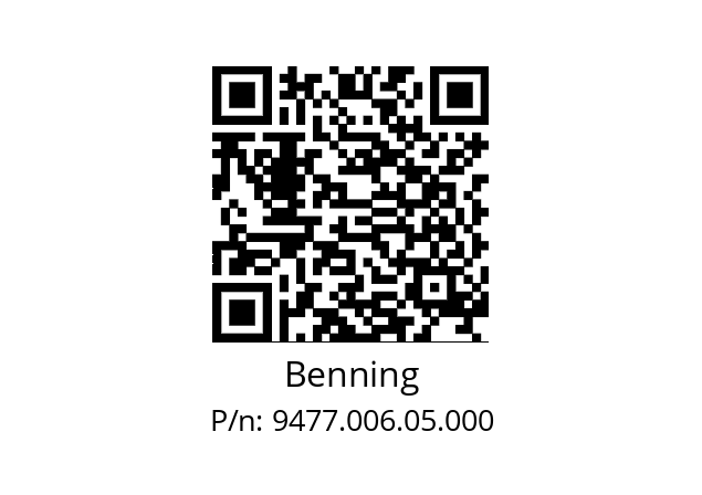   Benning 9477.006.05.000