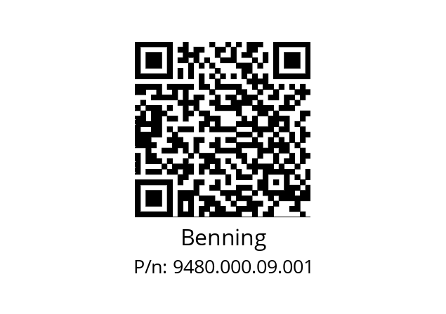   Benning 9480.000.09.001