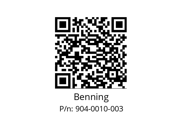   Benning 904-0010-003