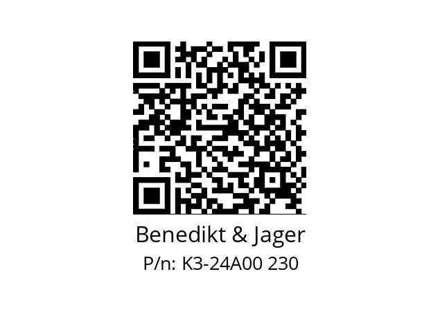   Benedikt & Jager K3-24A00 230