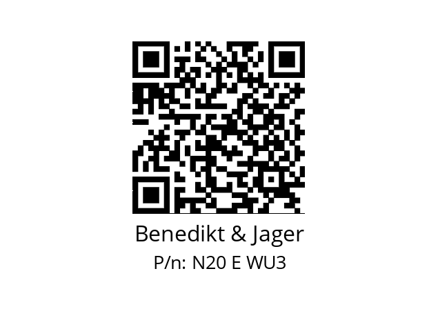   Benedikt & Jager N20 E WU3