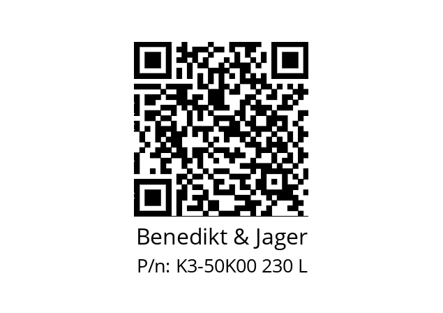   Benedikt & Jager K3-50K00 230 L