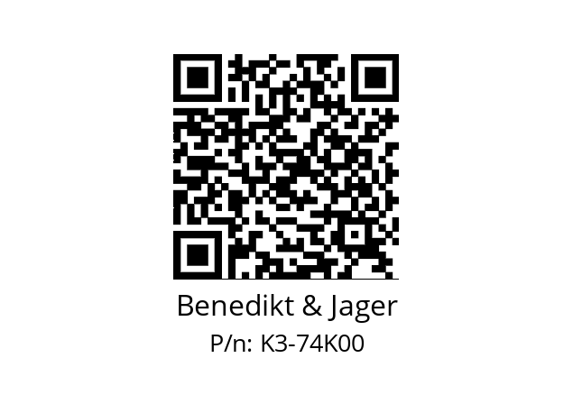   Benedikt & Jager K3-74K00