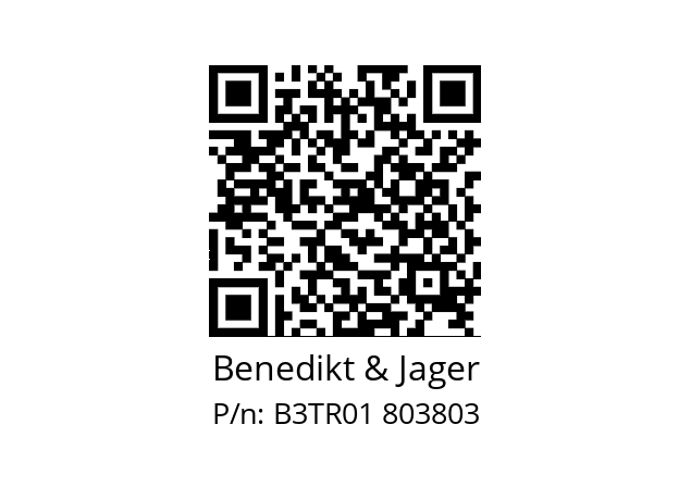   Benedikt & Jager B3TR01 803803