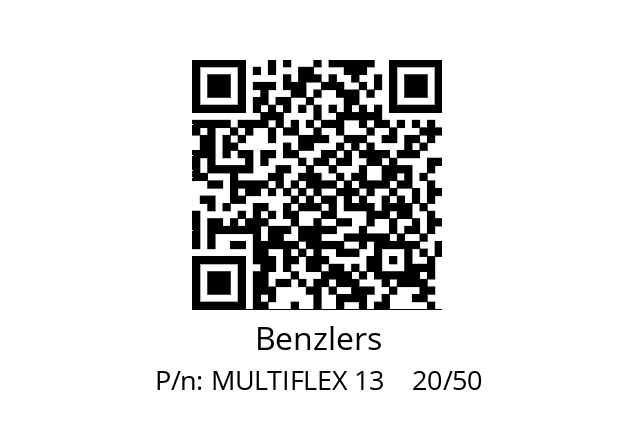   Benzlers MULTIFLEX 13    20/50