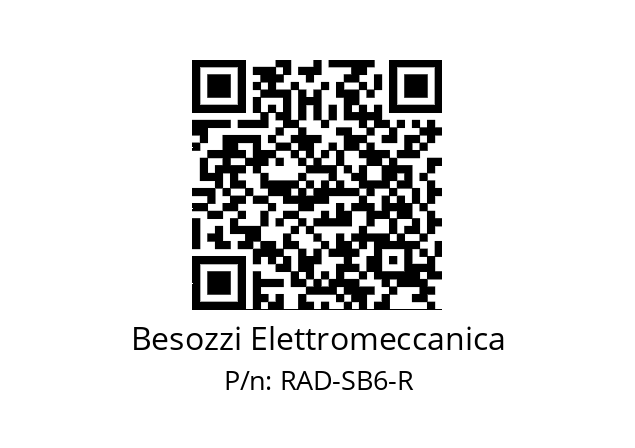   Besozzi Elettromeccanica RAD-SB6-R