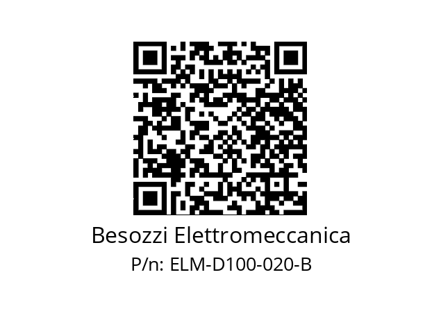   Besozzi Elettromeccanica ELM-D100-020-B