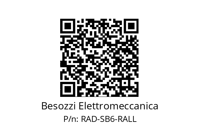   Besozzi Elettromeccanica RAD-SB6-RALL