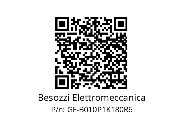   Besozzi Elettromeccanica GF-B010P1K180R6