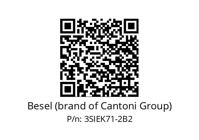   Besel (brand of Cantoni Group) 3SIEK71-2B2