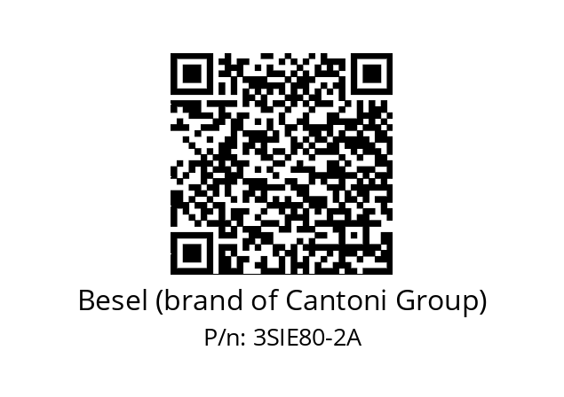   Besel (brand of Cantoni Group) 3SIE80-2A