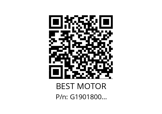   BEST MOTOR G1901800...