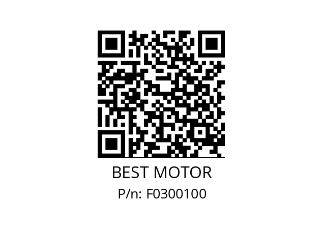   BEST MOTOR F0300100