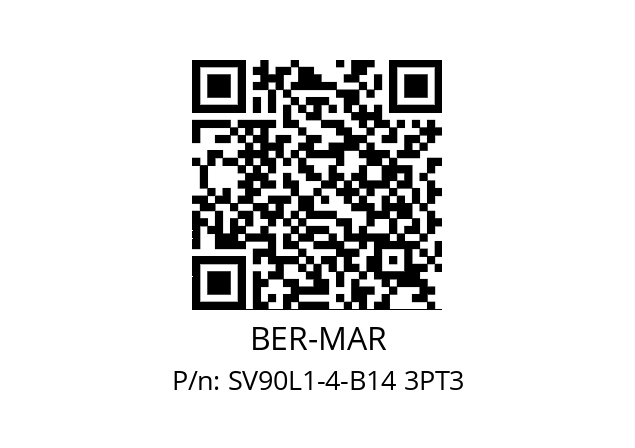   BER-MAR SV90L1-4-B14 3РТ3